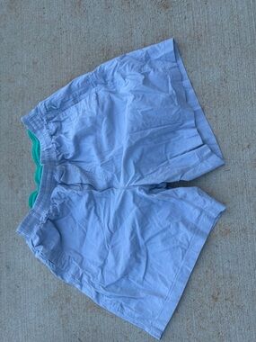 Birddogs  Light Blue Casual Elastic Waist Shorts